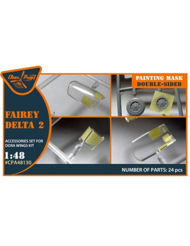 Fairey Delta 2 double-sided painting mask for Dora Wings