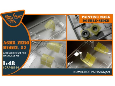 Zero A6M5a Model 52 double-sided painting mask for Fine Molds