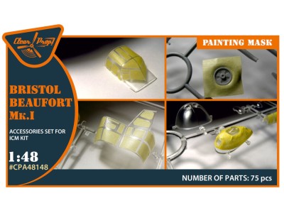 Beaufort Mk.IA painting mask for ICM