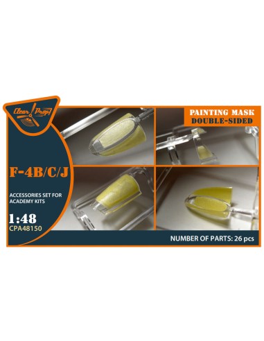 F-4B/C/J double-sided painting mask for Academy
