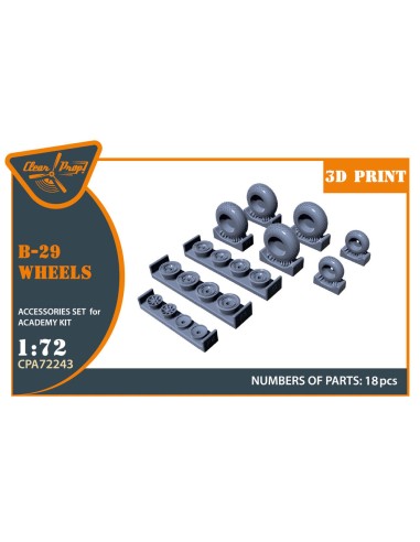 B-29 Wheels set (weighted)
