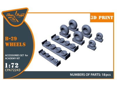 B-29 Wheels set (weighted)