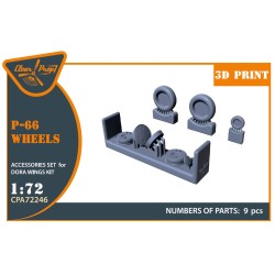 Vanguard P-66/Mk.1/J10 Wheels set for Dora Wings