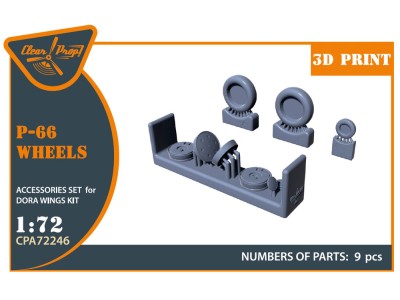 Vanguard P-66/Mk.1/J10 Wheels set for Dora Wings
