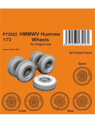 HMMWV Humvee Wheels for Dragon
