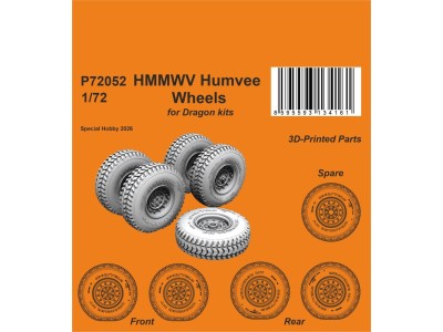 HMMWV Humvee Wheels for Dragon