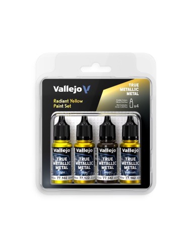 True Metallic Metal: Radiant Yellow Paint Set (4)