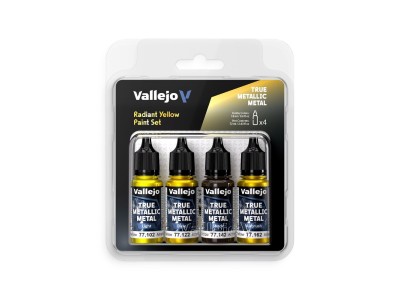 True Metallic Metal: Radiant Yellow Paint Set (4)