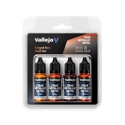 True Metallic Metal: Forged Red Paint Set (4)