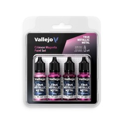 True Metallic Metal: Crimson Magenta Paint Set (4)