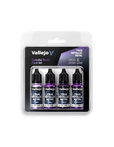 True Metallic Metal: Celestial Violet Paint Set (4)