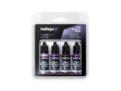 True Metallic Metal: Celestial Violet Paint Set (4)