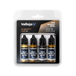True Metallic Metal: Arcane Gold Paint Set (4)