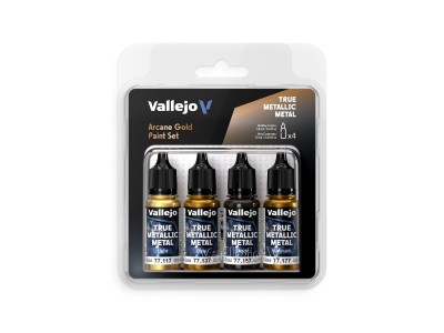 True Metallic Metal: Arcane Gold Paint Set (4)