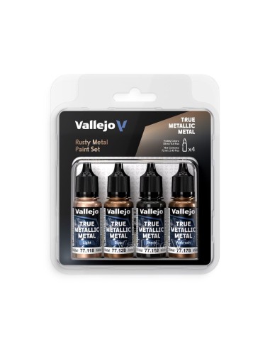 True Metallic Metal: Rusty Metal Paint Set (4)