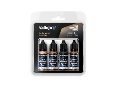 True Metallic Metal: Rusty Metal Paint Set (4)
