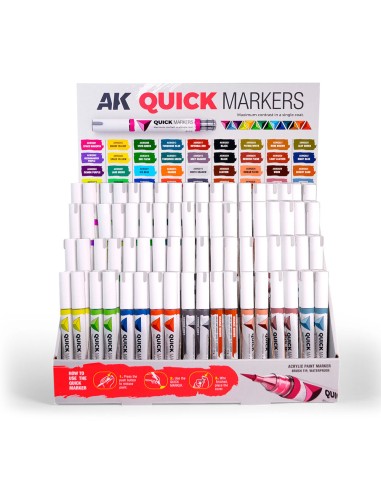 Cardboard Display Quick Markers