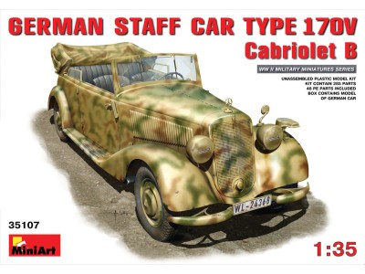 German Staff Car MB 170V. Cabriolet