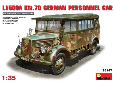L1500A (Kfz.70) German Personnel Car