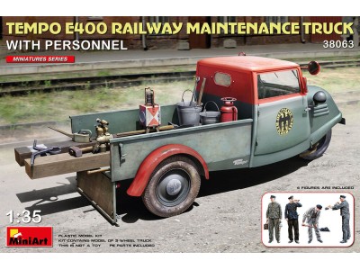 Tempo E400  Railway Maintenance Truck with Personnel