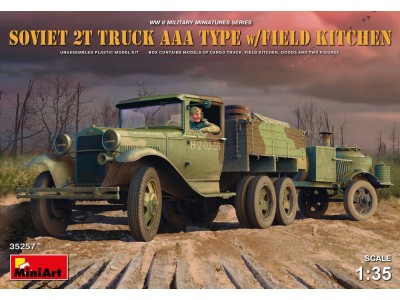 Soviet 2 t Truck AAA Type w/Field Kitchen