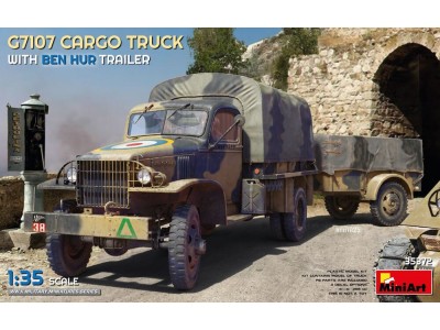 G7107 Cargo Truck with Ben Hur Trailer