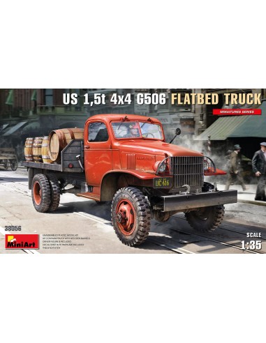 Us 1,5T 4x4 G506 Flatbed Truck
