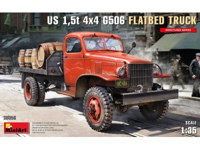 Us 1,5T 4x4 G506 Flatbed Truck