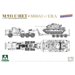 M911 C-HET w/M747 Heavy Equipment Semi-Trailer + M60A1 w/ERA