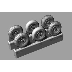 Spitfire 5 spoke wheels set (3 types of tires)
