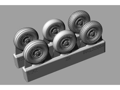 Spitfire 5 spoke wheels set (3 types of tires)
