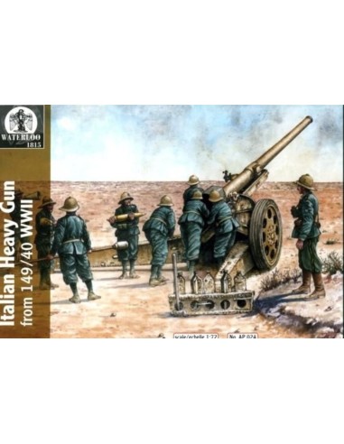 Italian heavy gun 149/40 w/serv.
