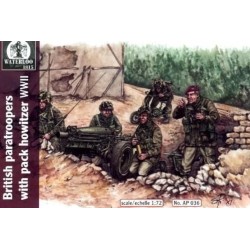Britsh paratroopers w.pack howitzer WWII