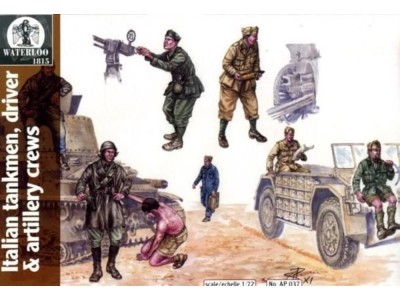 Italian Tankmen, drivers+artillery crews