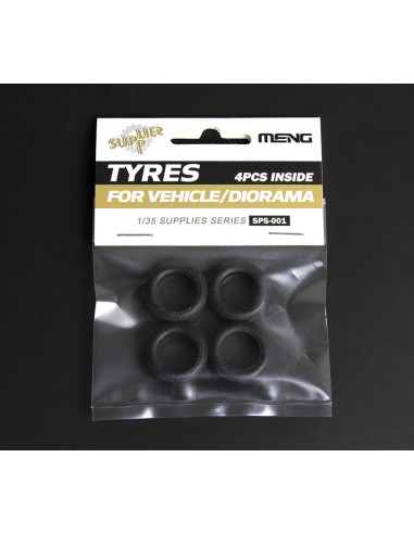 Tyres for Vehicle/Diorama (4pcs)