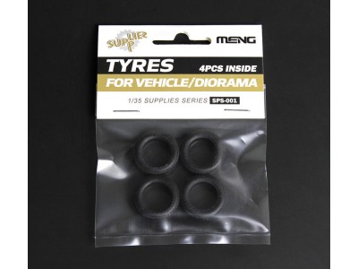 Tyres for Vehicle/Diorama (4pcs)