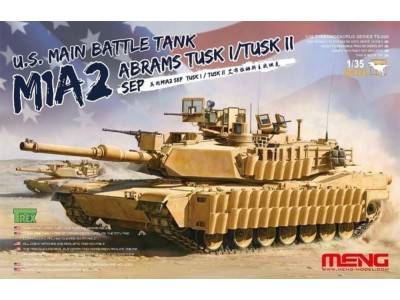 U.S.Main Battle Tank M1A2 SEP AbramsTUSK TUSK I/TUSK II