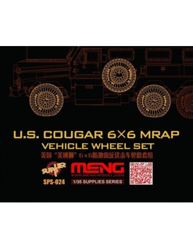 U.S.Cougar 6x6 MRAP Vehicle Wheel Set
