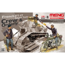 French FT-17 Light Tank Crew & Orderly