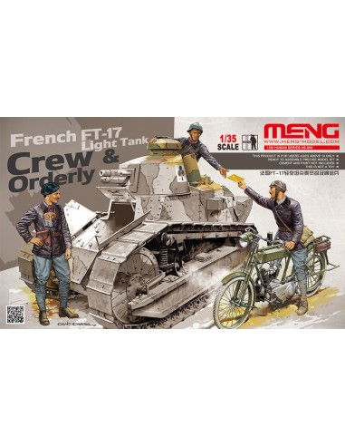 French FT-17 Light Tank Crew & Orderly