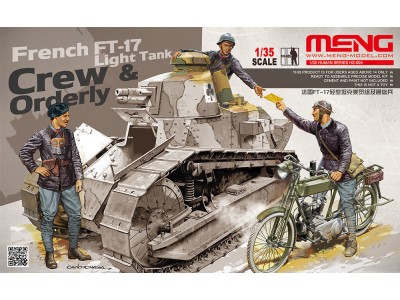 French FT-17 Light Tank Crew & Orderly