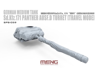 German Medium Tank Sd.Kfz.171 Panther Ausf.D Turret(Travel Mode)(RESIN)