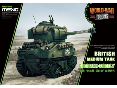 British Medium Tank Sherman-Firefly (CARTOON MODEL)