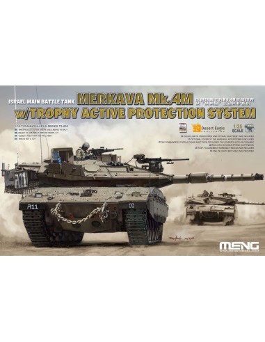 Israel Main Battle Tank merkava Mk.4M w/Trophy...