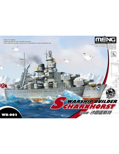 Warship Builder-Scharnhorst(cartoonized model kit)