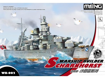 Warship Builder-Scharnhorst(cartoonized model kit)