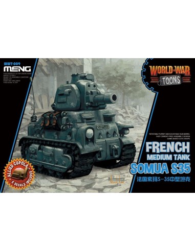 French Medium Tank Somua S-35 (Cartoon Model)