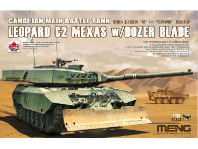 Canadian Main Battle Tank Leopard C2 MEXAS w/Dozer Blade