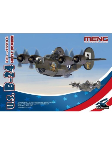 U.S. B-24 Heavy Bomber (Cartoon Model)