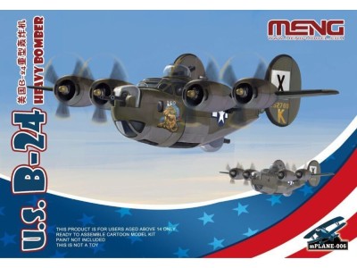 U.S. B-24 Heavy Bomber (Cartoon Model)